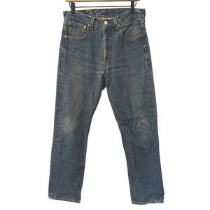 VTG Levi's 501 90s 32x30 Denim Jeans Made in USA Button Fly
